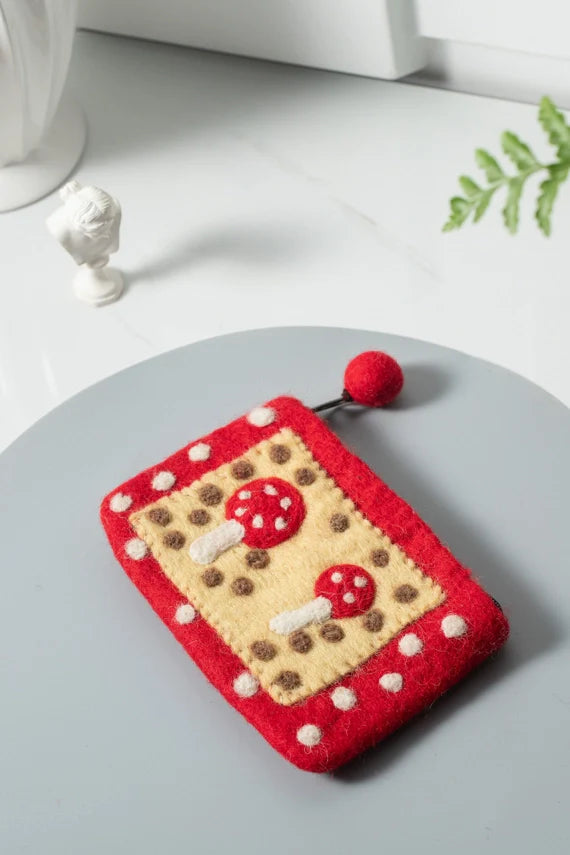 Handmade Wool Felt Pouch