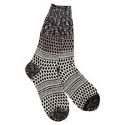 Socks- World's Softest Gallery Textured Crew Nightfall Multi by Homeportonline
