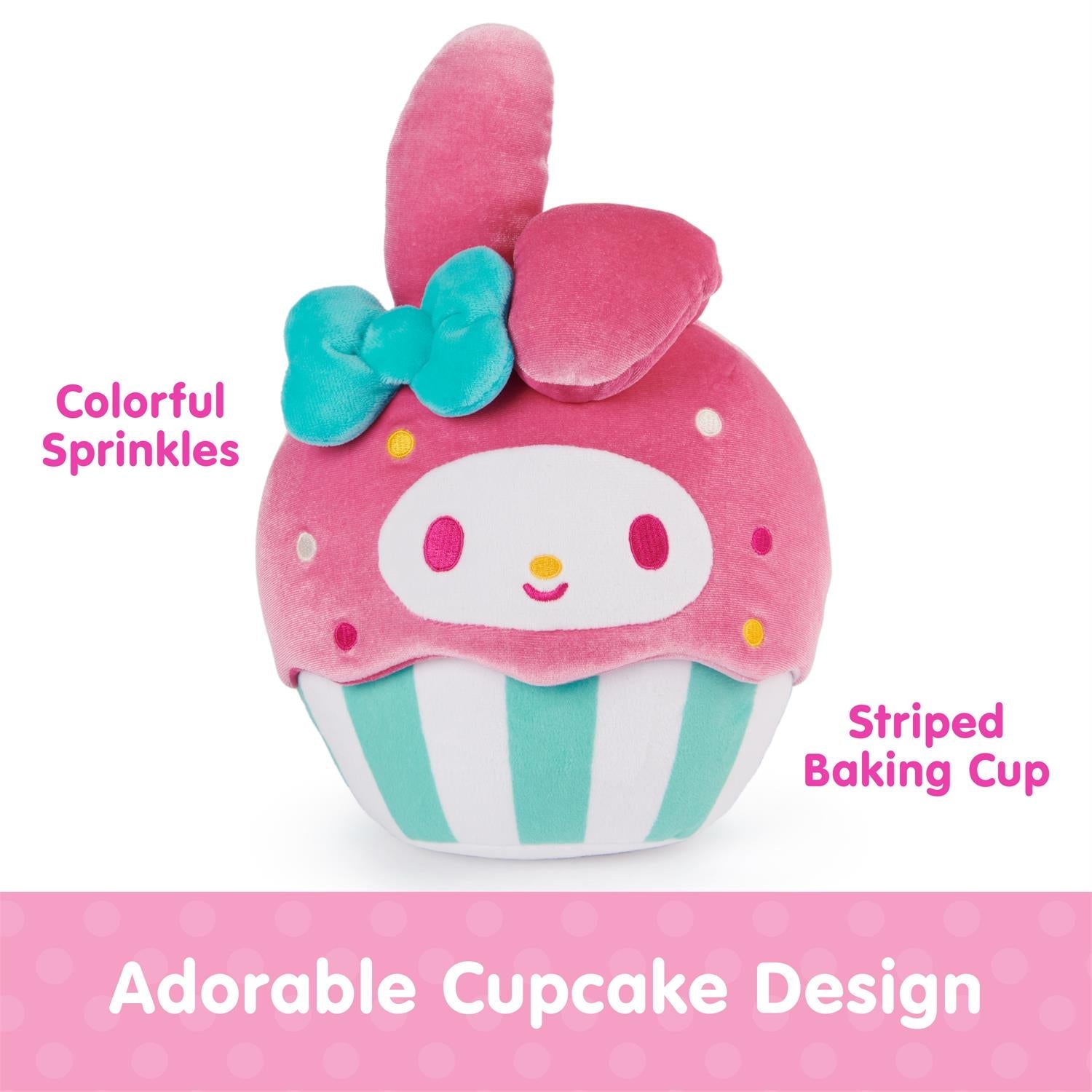 Plush Sanrio Hello Kitty My Melody Cupcake 8" by Homeportonline
