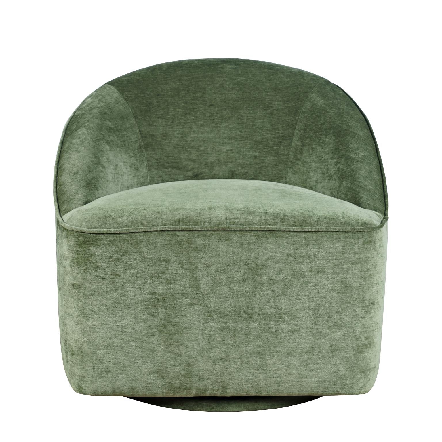 Lulu Swivel Accent Chair Forest by Homeportonline