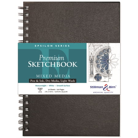 Stillman & Birn Epsilon Series Sketchbook - 10  x 7   Portrait  Wirebound  50 Sheets