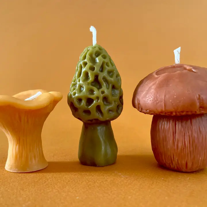 Colorful Mushroom Candles