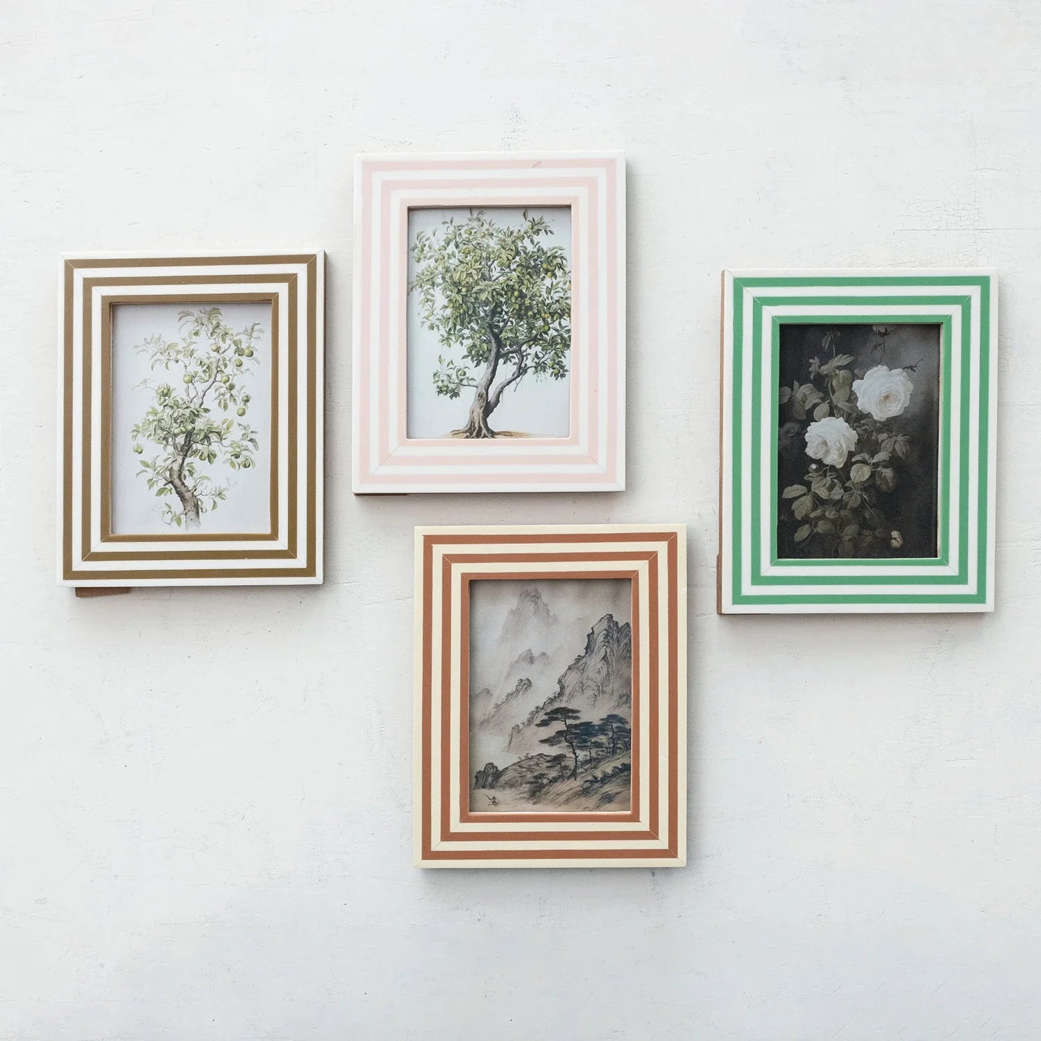 Frame Inlaid Stripes 4 Colors 5 x 7 (Sold Individually) by Homeportonline