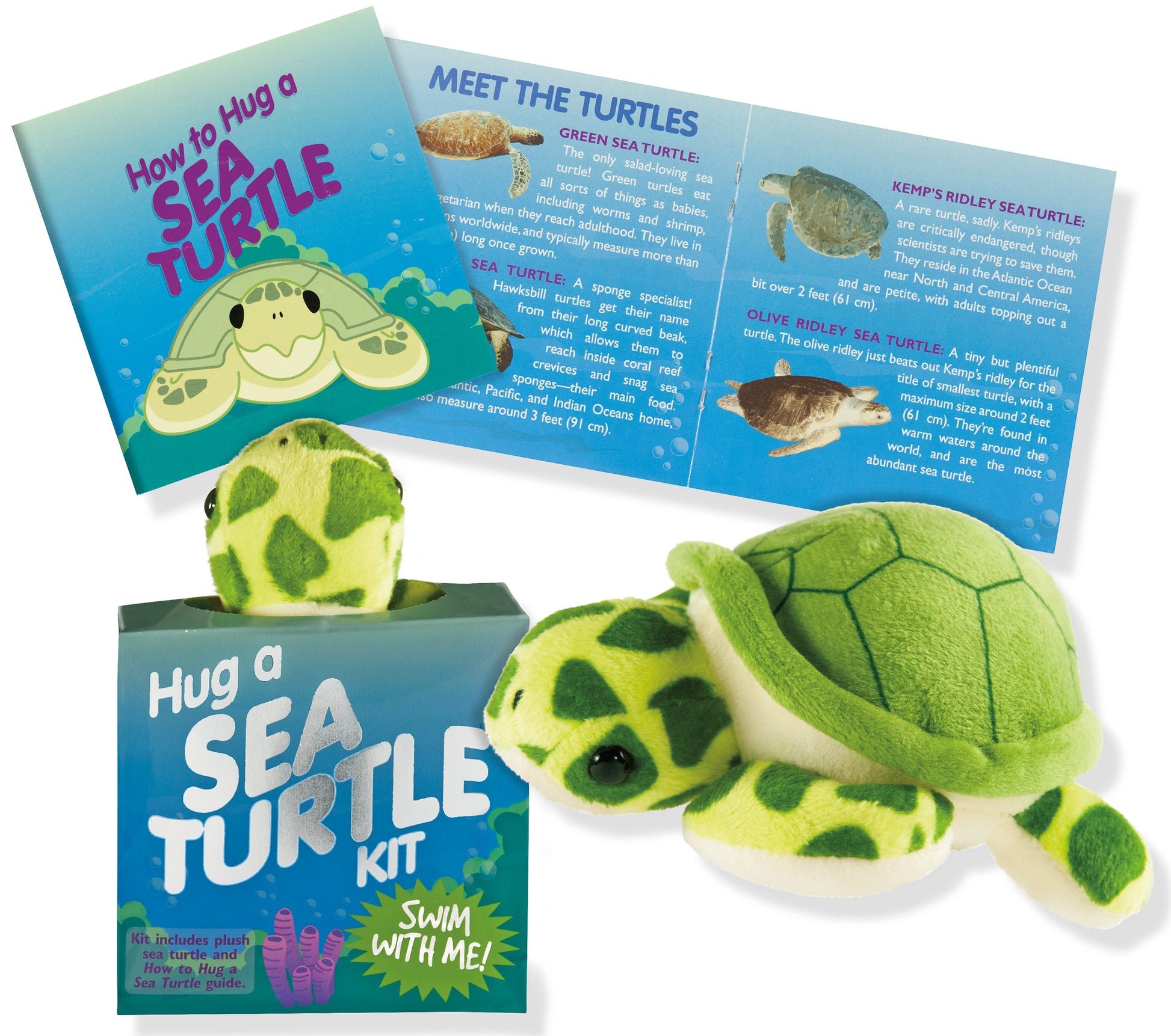 Petites Plush Kit Hug A Sea Turtle by Homeportonline