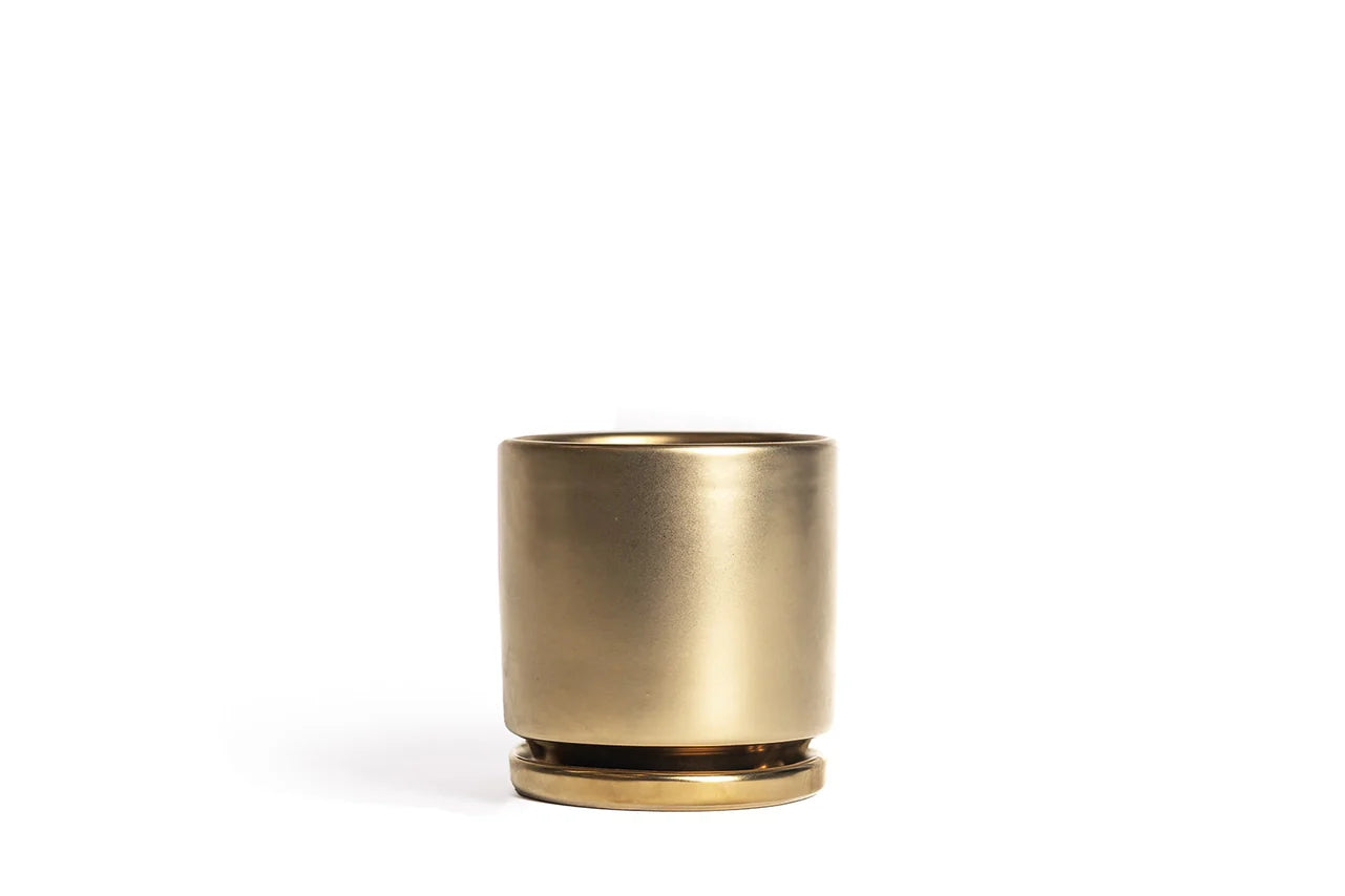 4.5" Gemstone Pot - with Water Saucer