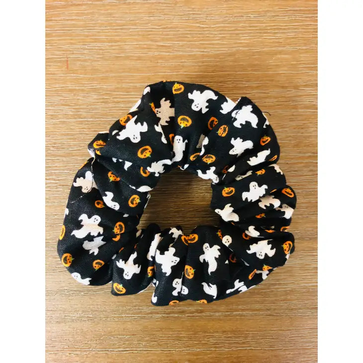 Sale!-Mostly Ghostly Scrunchie