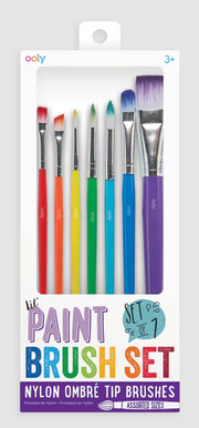 Lil' Brush Set Nylon Ombre Tip Set of 7 by Homeportonline