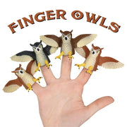 Archie McPhee Finger Owls Finger Puppets (4 Pack)