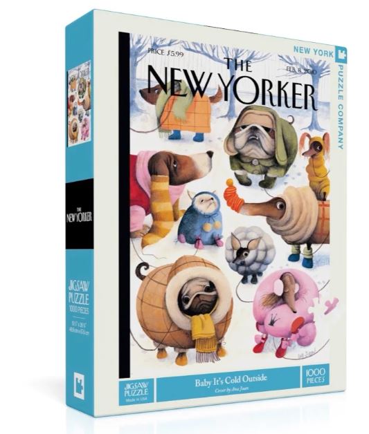 New Yorker Puzzle 1000 Piece Baby Its Cold Outside by Homeportonline