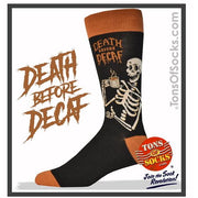 Men's Death Before Decaf Socks
