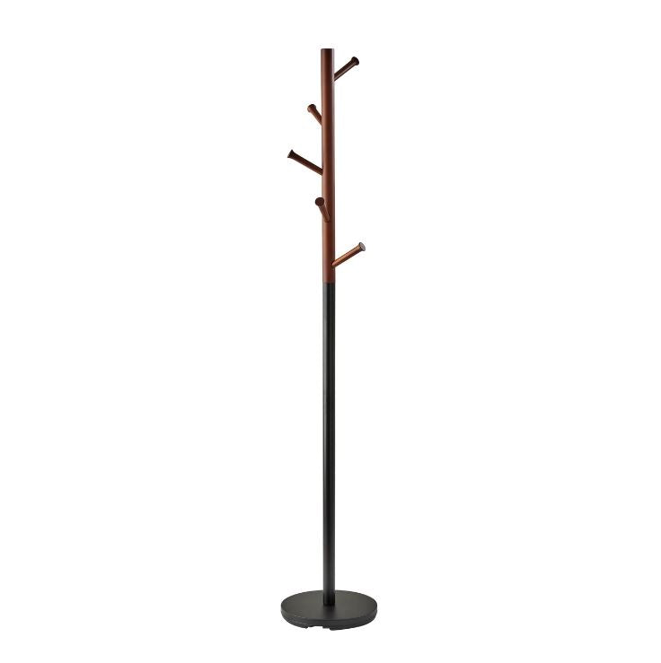 Coatrack Arbor Black & Walnut by Homeportonline