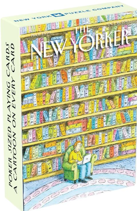 Playing Cards New Yorker Book Lovers by Homeportonline