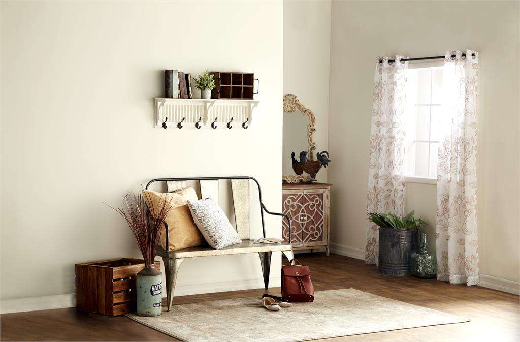 Silver Galvanized Metal Outdoor Farmhouse Bench by Homeportonline