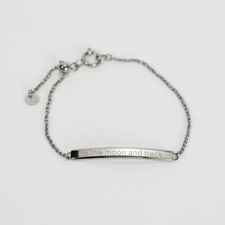 Sale!"To the Moon and Back" Bar Bracelet
