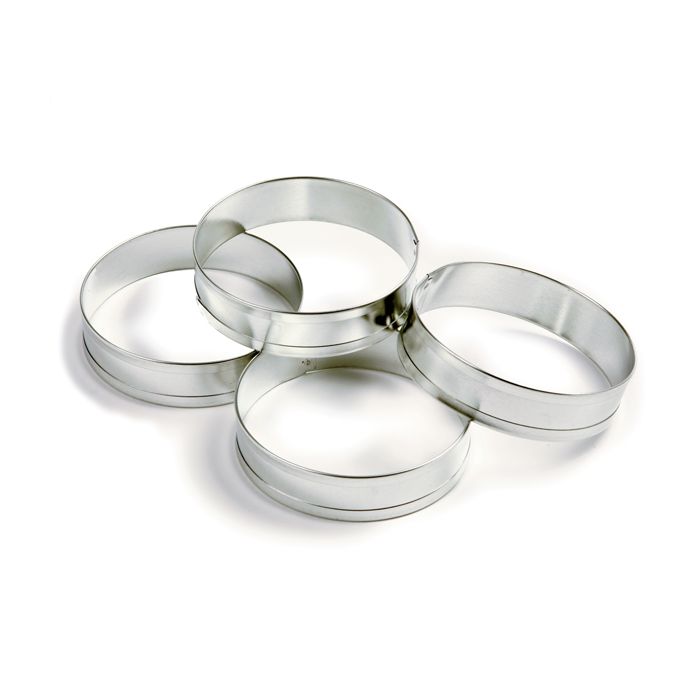 English Muffin Rings - set of 4 by Kiss the Cook