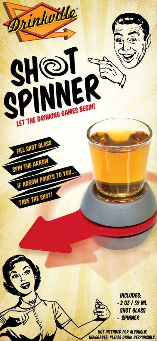 Drinkville 2oz Glass Shot Spinner by Homeportonline