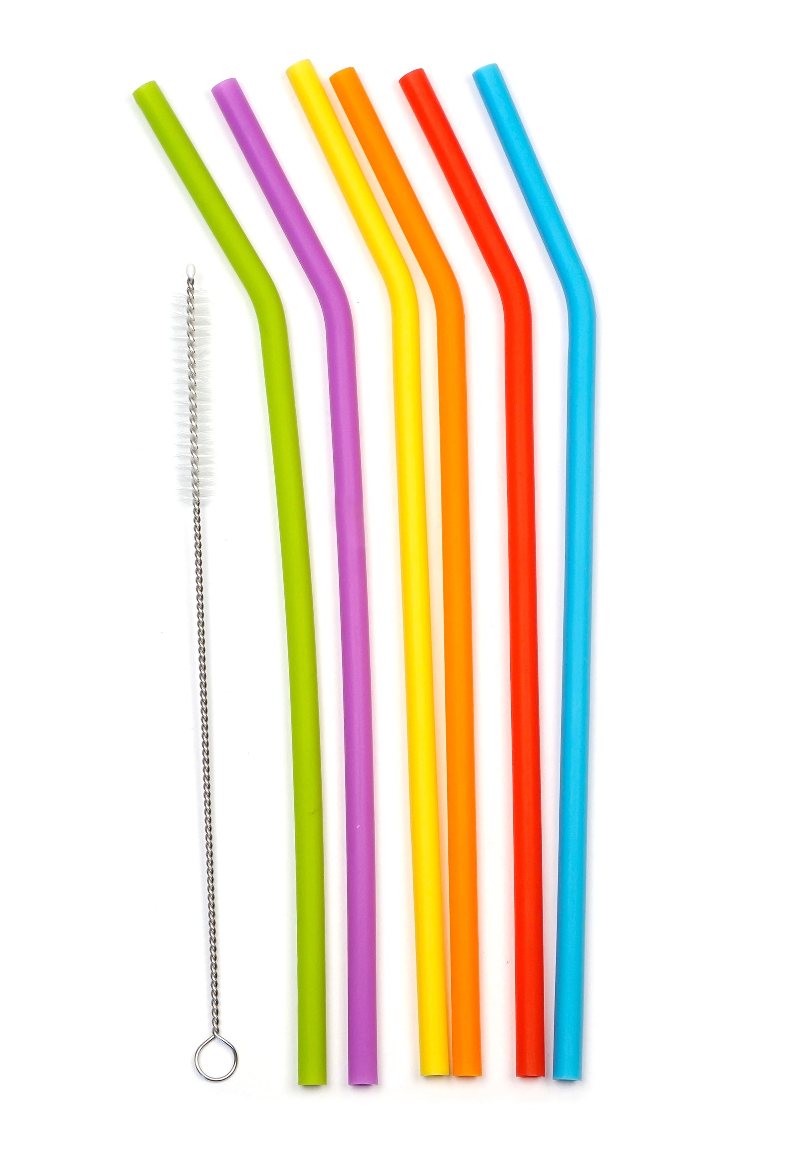 Silicone Drink Straw Set by Kiss the Cook