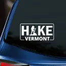Hike Vermont Vinyl Car Window Decal, with Outline by Wild Lark