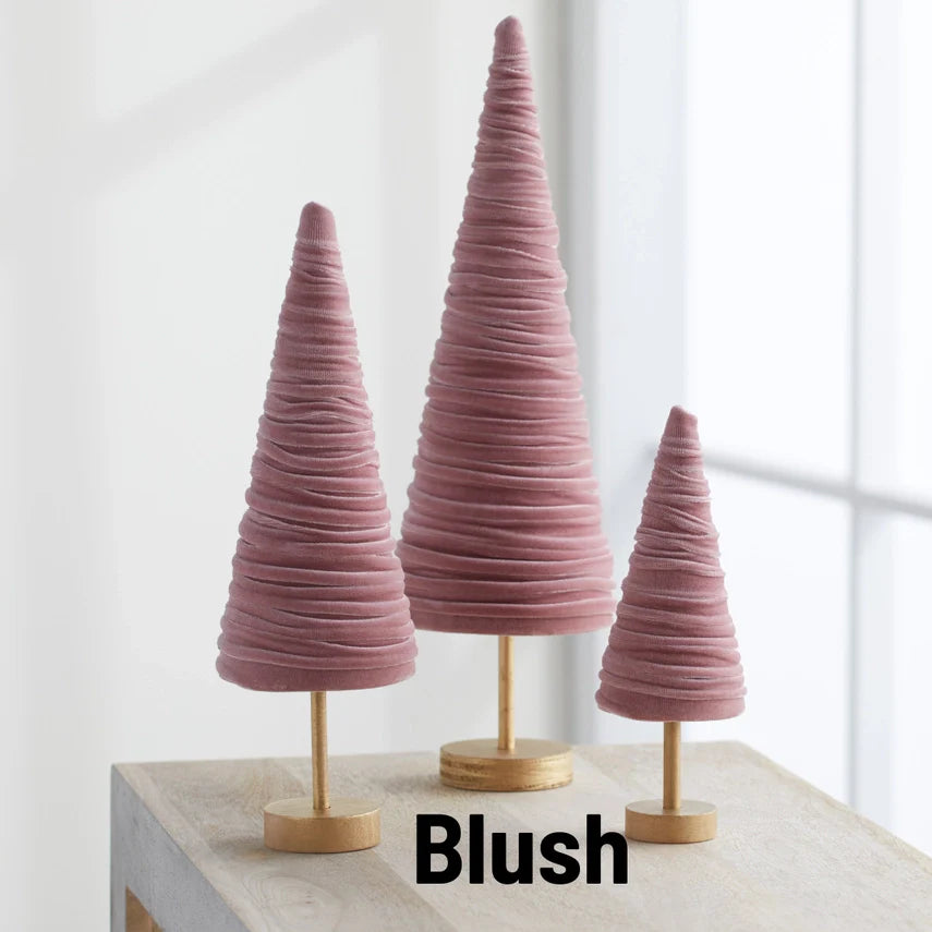 Velvet Pedestal Trees