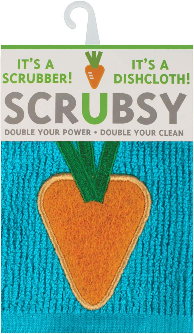 Scrubsy Cloth - Carrot by Homeportonline