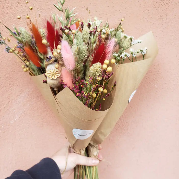 Colorful Dried Flower Bouquet by Wild Lark