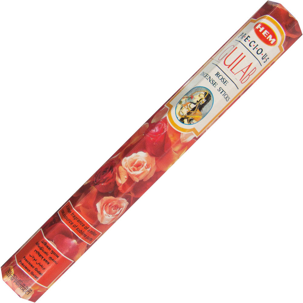 Hem Hexagon Box Incense 20g Rose by Homeportonline