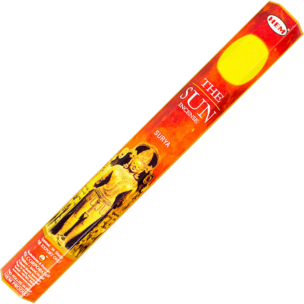 Hem Hexagon Box Incense 20g Sun by Homeportonline