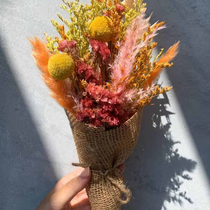 Burlap Forever Flowers Bouquet