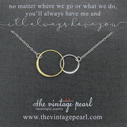 I’ll Always Have You Necklace (Sterling Silver & Gold)