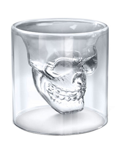 Doomed Crystal Skull Shot Glass - 2.5 oz