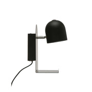 Lamp Wall Sconce With Shelf and USB Port Black Metal by Homeportonline
