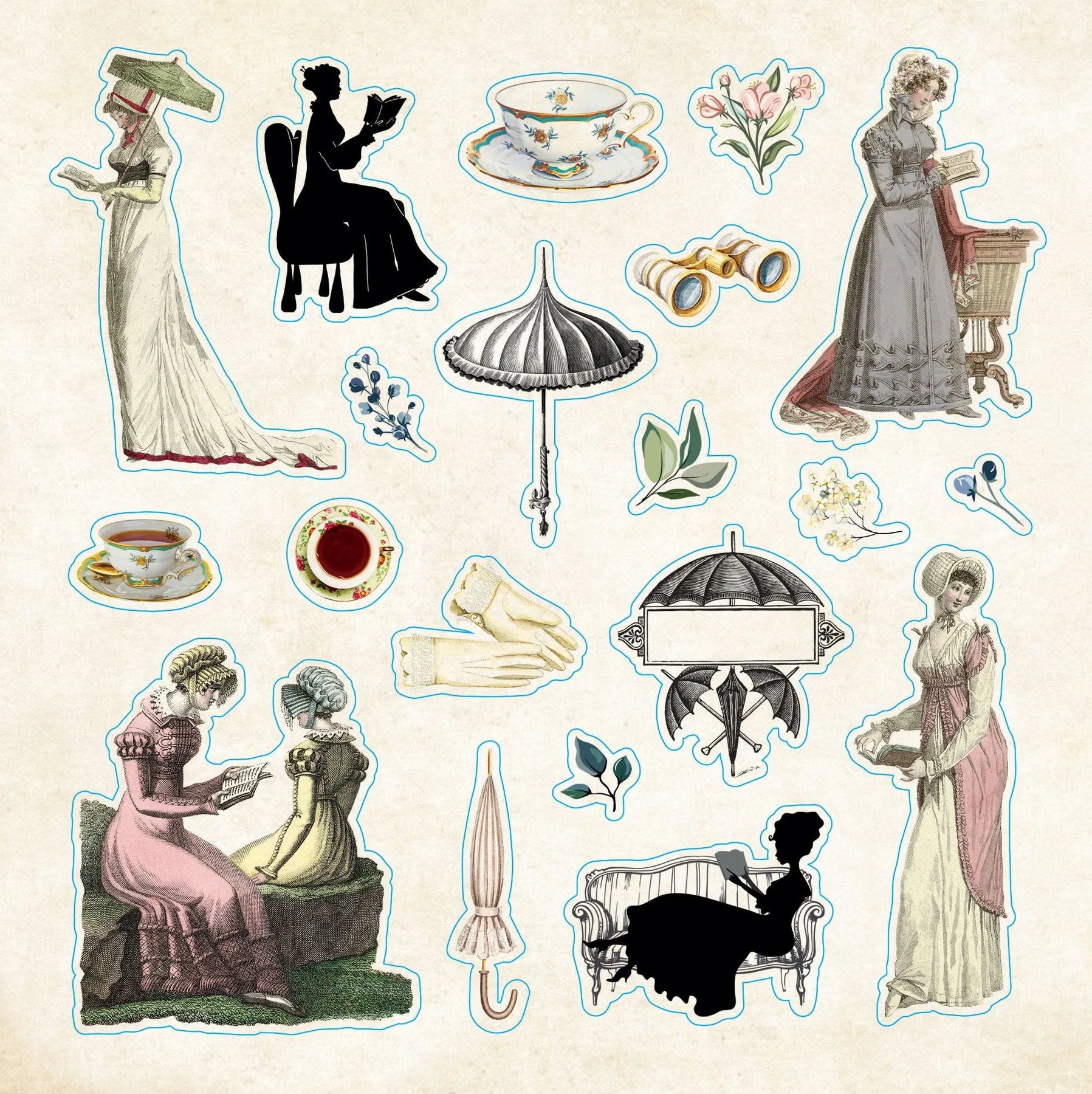 Sticker Book Bibliophilia Ephemera by Homeportonline