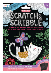 Scratch & Scribble Mini Art Kit Cutie Cats by Homeportonline