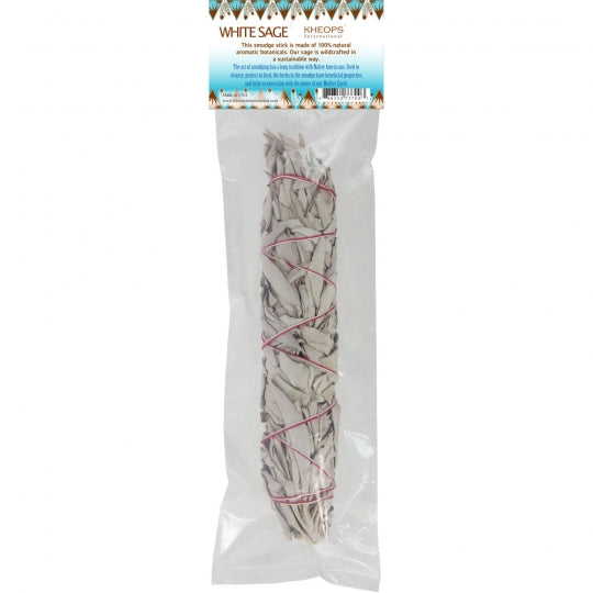 9" White Sage Smudge Stick by Homeportonline