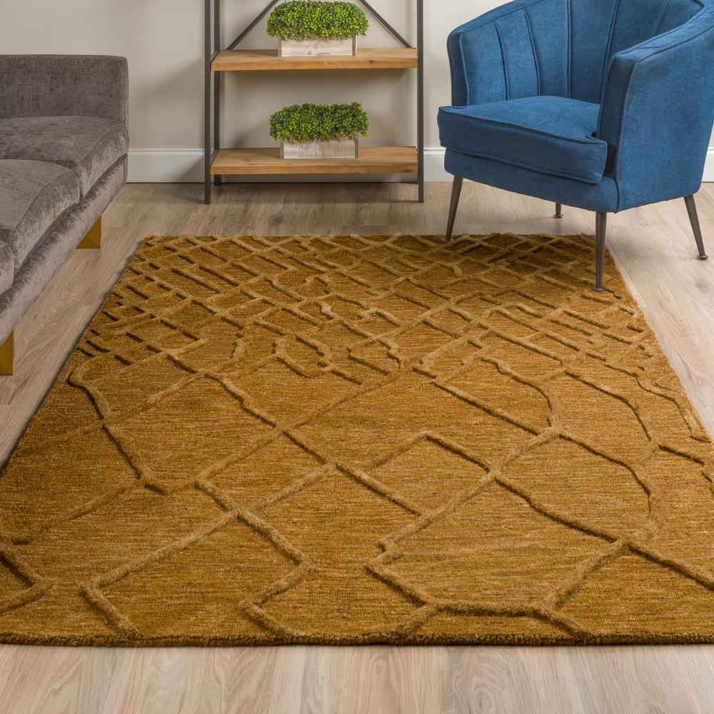Mojave Rug Bronze 5' X 7'6" by Homeportonline