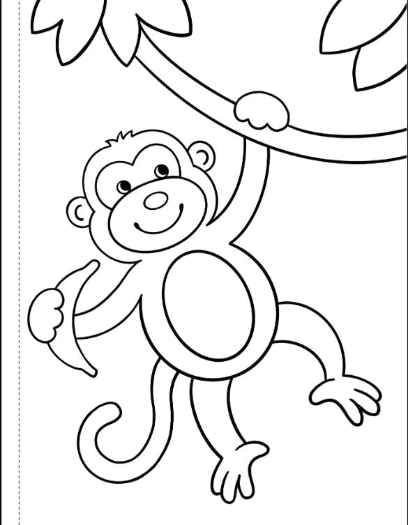 My First Coloring Book Animals by Homeportonline