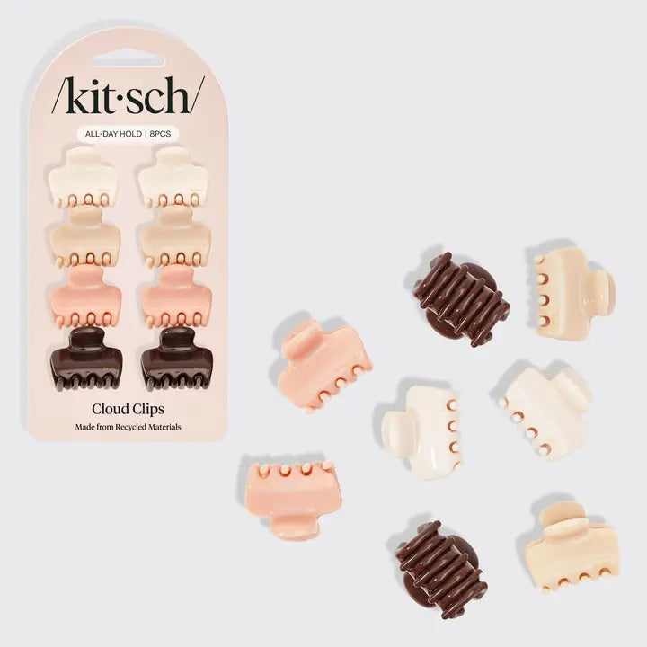 Recycled Mini Cloud Clips 8pc Set