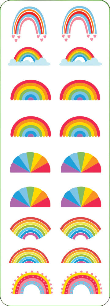 Sticker Set Rainbows by Homeportonline
