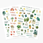 Plant Lover Planner Sticker Sheets