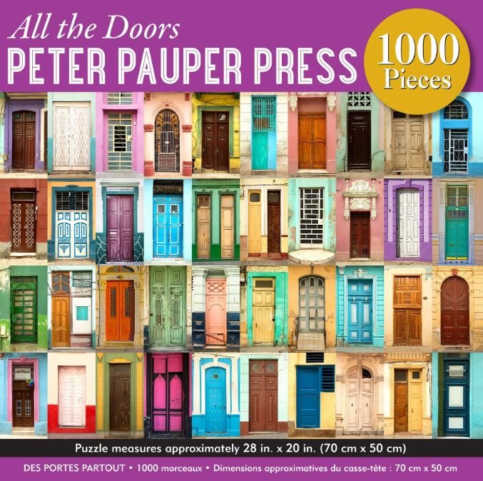 Puzzle 1000 Piece All The Doors by Homeportonline