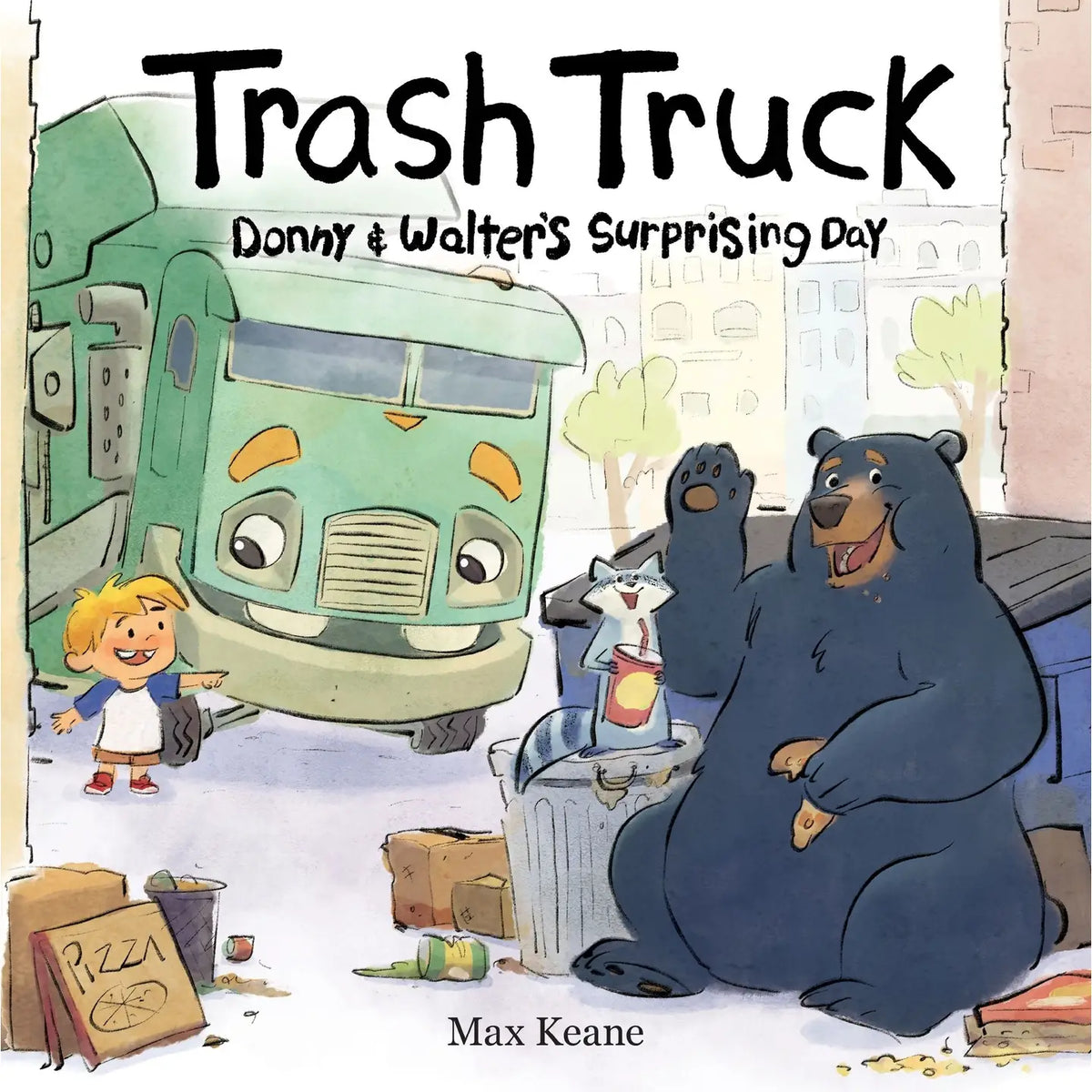 Trash Truck - Donny & Walter's Surprising Day By Max Keane | Hardcover Book