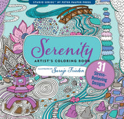 Artist's Adult Coloring Book Serenity by Homeportonline
