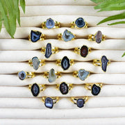 Gold Geode Ring