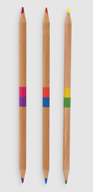 Colored Pencils Two of a Kind Set of 12 - 24 Colors by Homeportonline