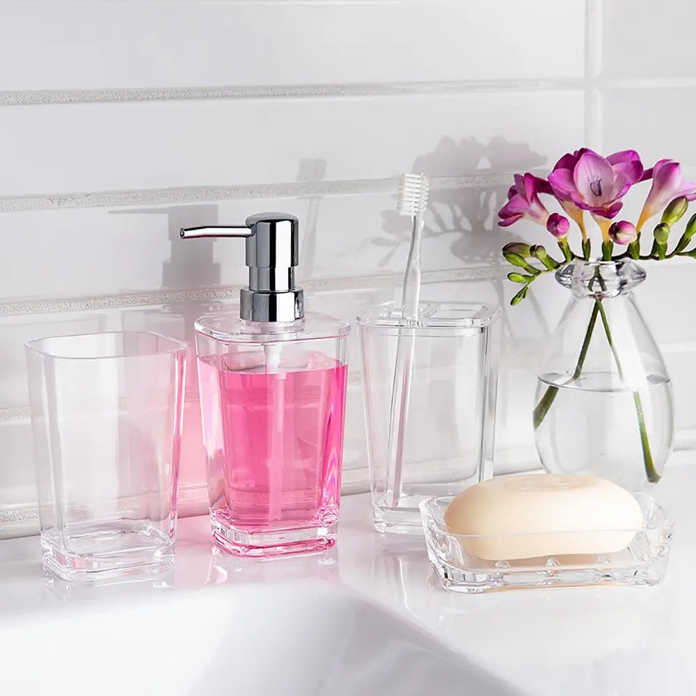 Soap Dish - Optiks Clear (Sold Individually) by Homeportonline