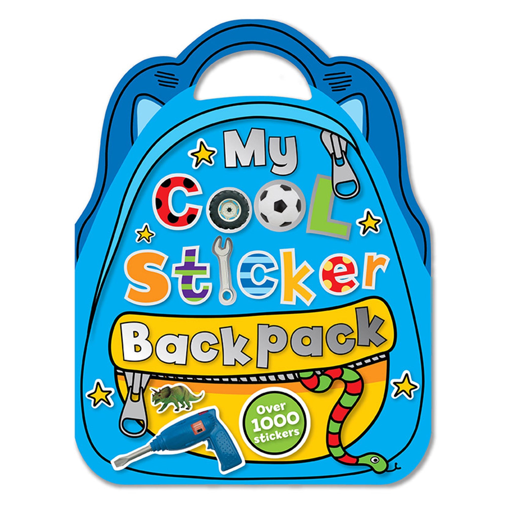 Book Sticker And Activity My Cool Sticker Backpack by Homeportonline