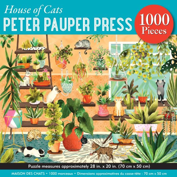 Puzzle 1000 Piece House of Cats by Homeportonline