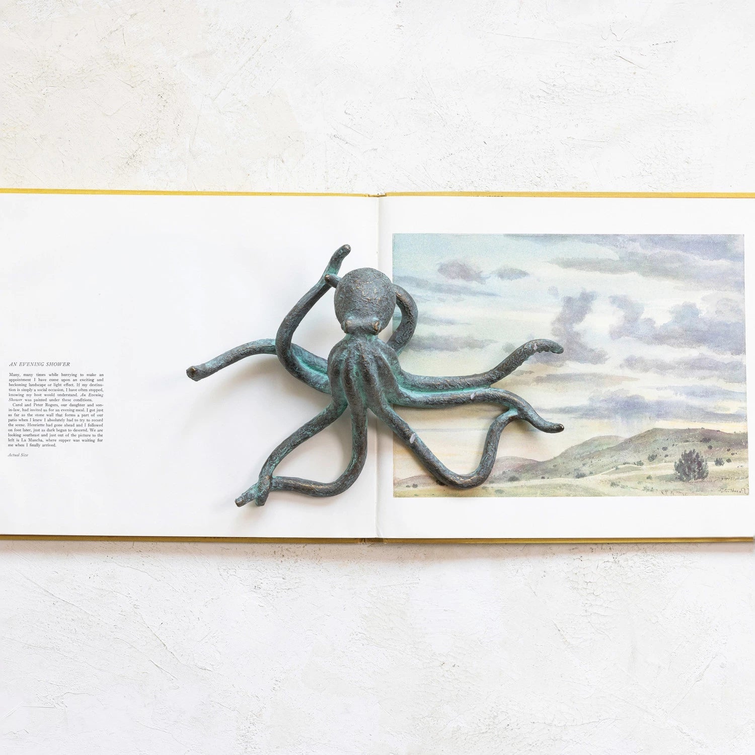 Decorative Resin Octopus 12.5" Long by Homeportonline