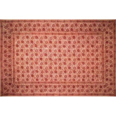 Tapestry Twin Size Veggie Natural Block Red by Homeportonline