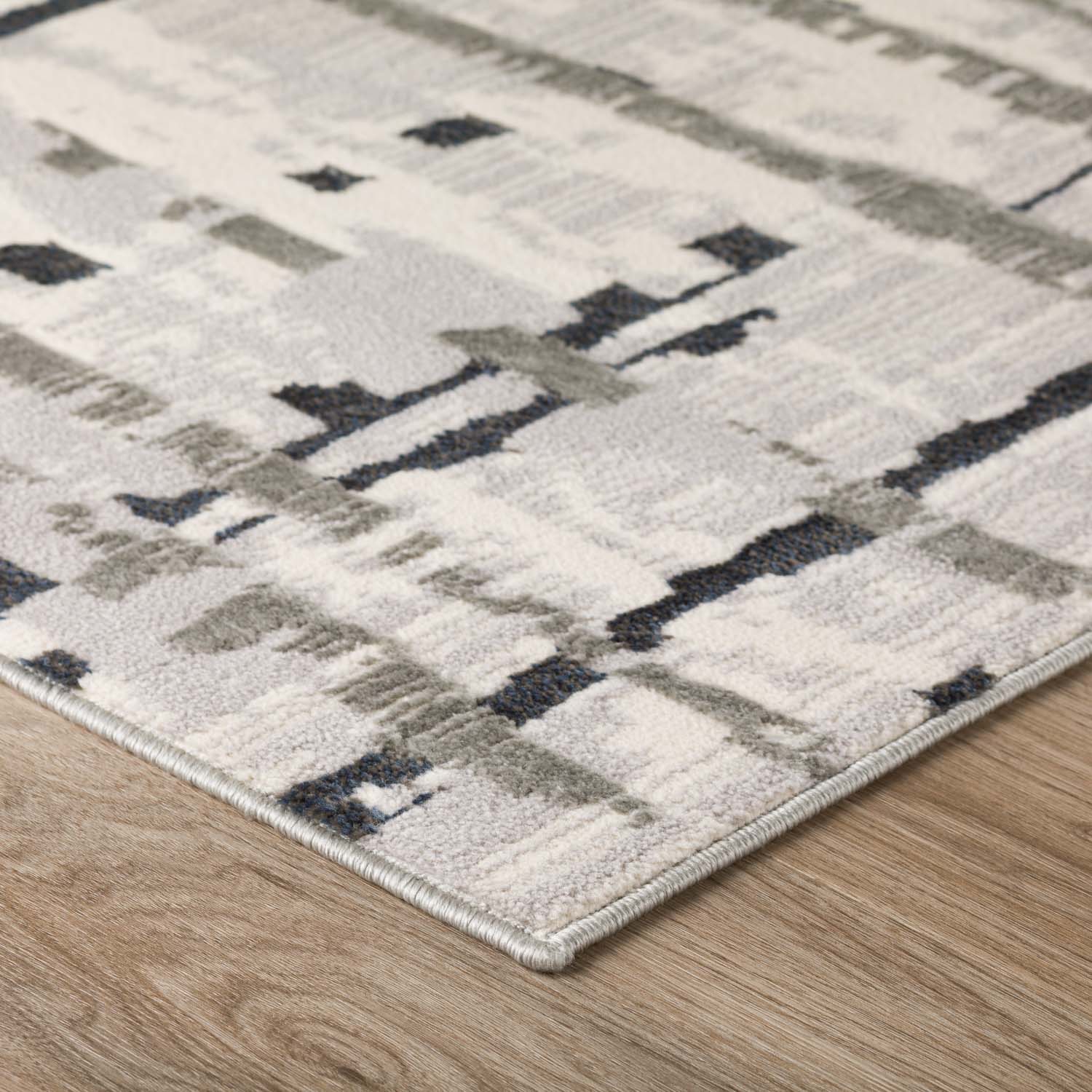 Karma Rug Grey 5'1"X7'5" by Homeportonline